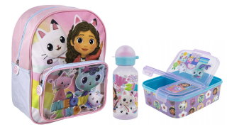 Jednokomorový batoh do škôlky Cat's House Gabi Cerda pre dievčatá, Viacfarebný + 2 ďalšie produkty
